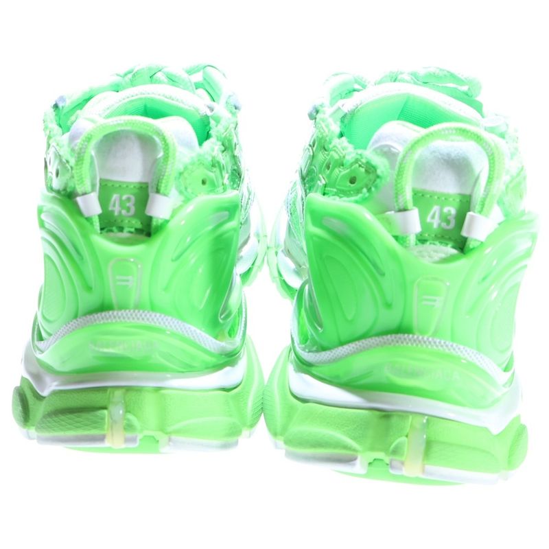 Balenciaga Runner Lace Up Sneakers Light Green