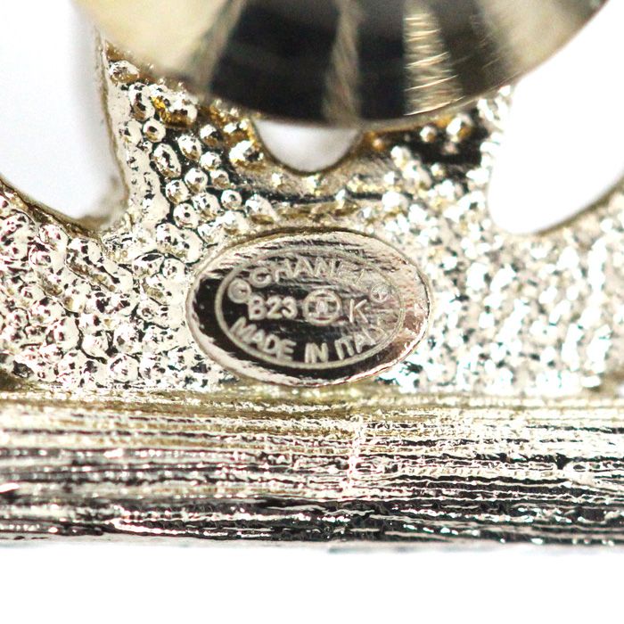 Chanel Metal Rhinestone CC Logo 3 Piece Set Brooch