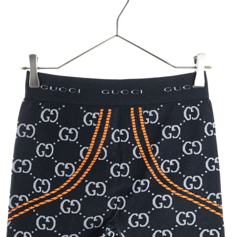 Gucci GG Jersey Jacquard Leggings Pants Gray Xjefv