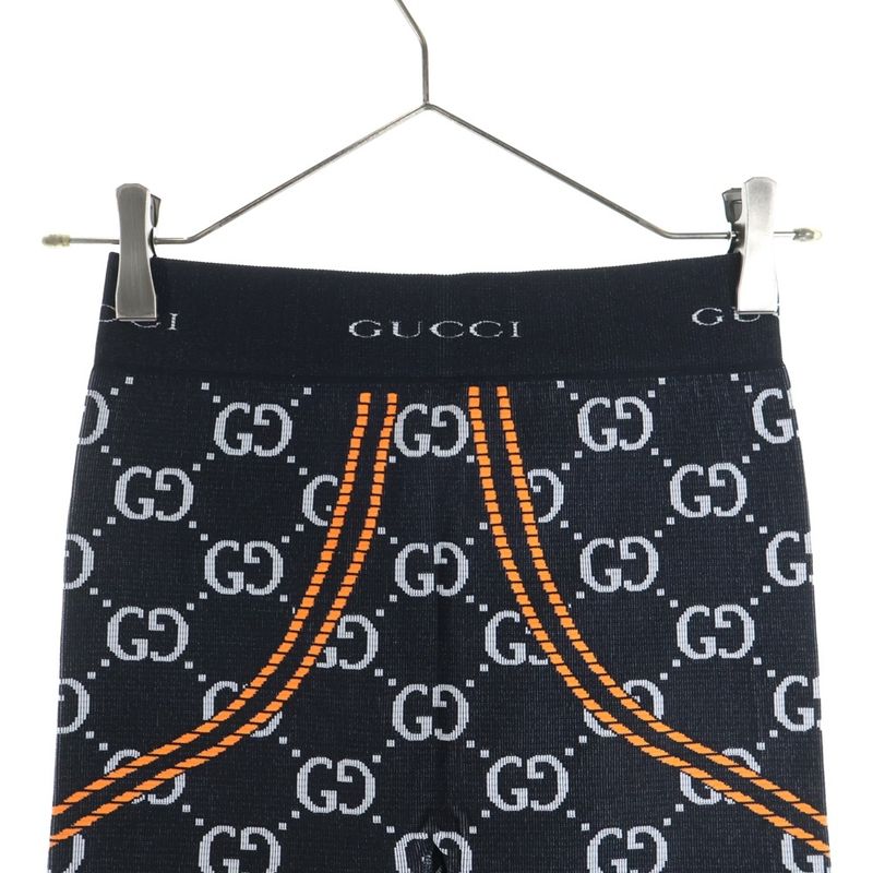 Gucci GG Jersey Jacquard Leggings Pants Gray Xjefv