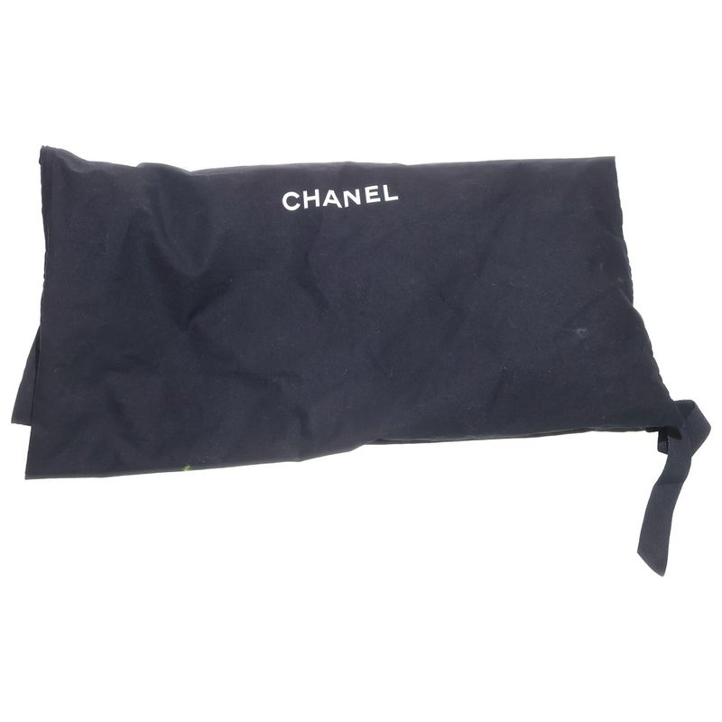 Chanel 22 Shiny Calfskin Leather Chain Shoulder Bag Backpack Black
