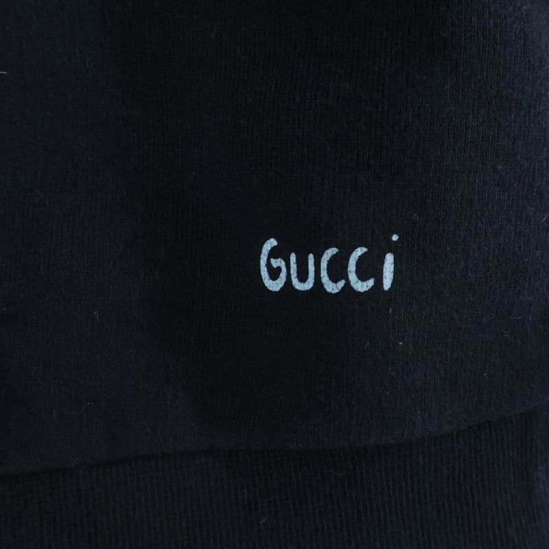 Gucci Sweatshirt Crew Neck Sweat Trainer Black