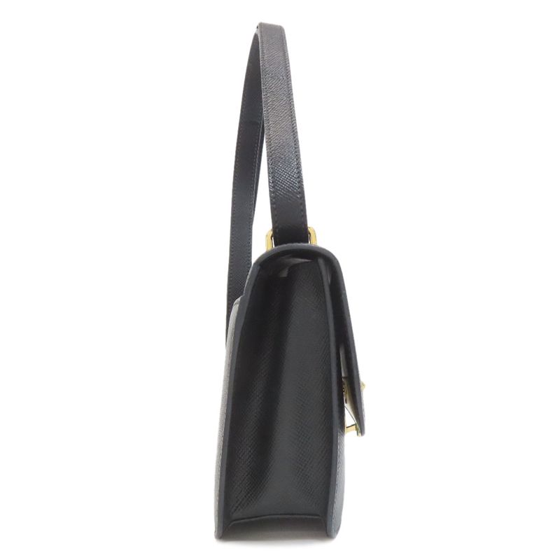 Prada Logo Shoulder Bag Saffiano