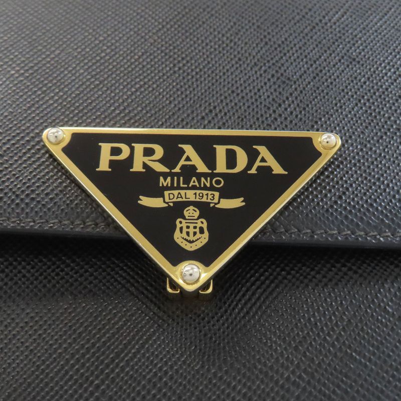 Prada Logo Shoulder Bag Saffiano