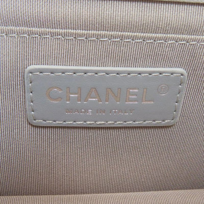 Chanel Half CC Logo Silver Shoulder Bag