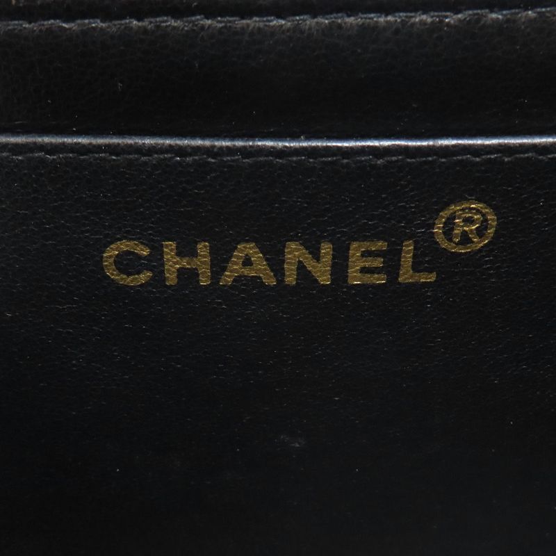Chanel Mademoiselle Chain Shoulder Gold Shoulder Bag Grained Calfskin