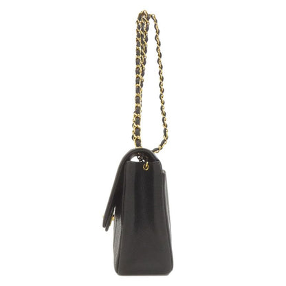 Chanel Mademoiselle Chain Shoulder Gold Shoulder Bag Grained Calfskin