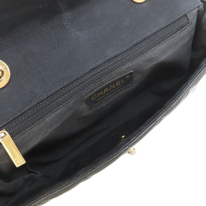 Chanel Chain Shoulder Quilted Gold Bag Lambskin