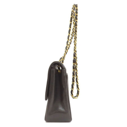 Chanel Mademoiselle Chain Shoulder Gold Bag Lambskin