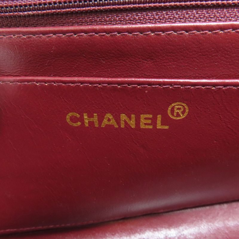 Chanel Mademoiselle Chain Shoulder Gold Bag Lambskin