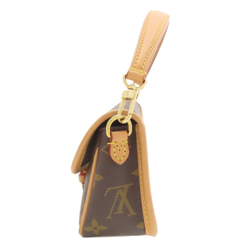 Louis Vuitton Nano Diane Handbag Monogram Canvas