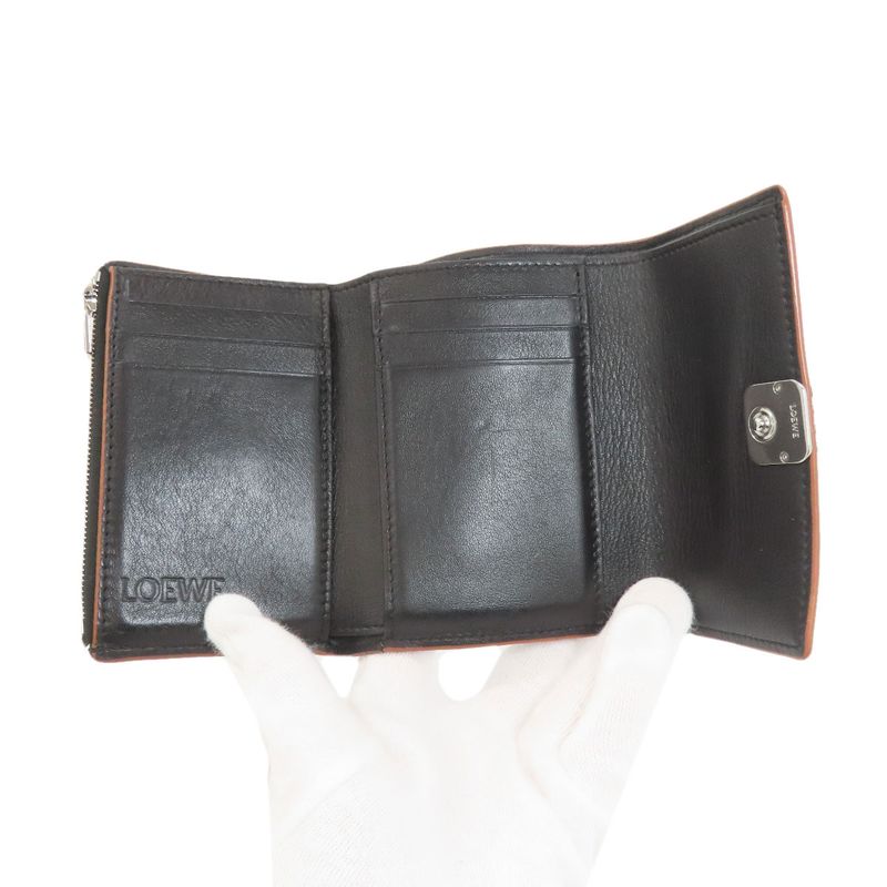 Loewe Anagram Bifold Wallet Leather