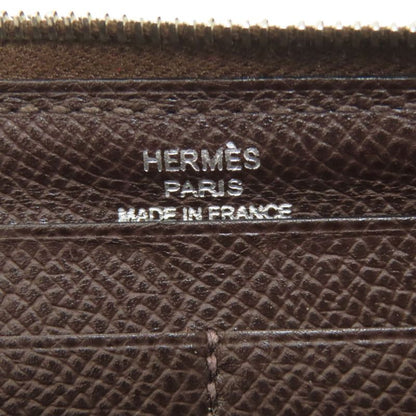 Hermes Azap Classic Long Silver Wallet Epsom