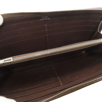 Hermes Azap Classic Long Silver Wallet Epsom