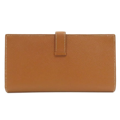 Hermes Bearn Souffle Gold Long Wallet Epsom
