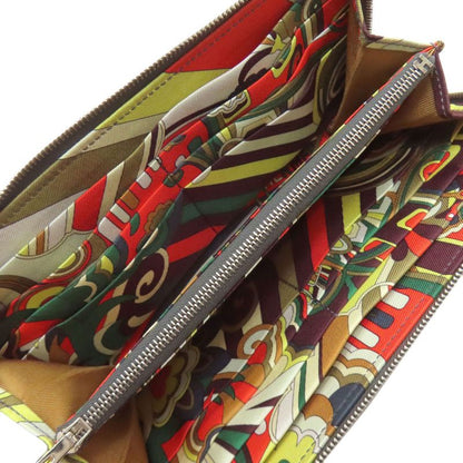 Hermes Azap Silk in Long Silver Wallet Epsom