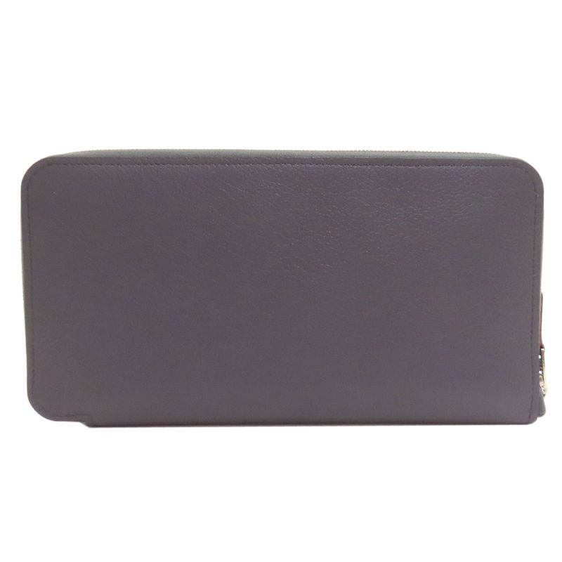 Hermes Azap Silk in Long Silver Wallet Epsom