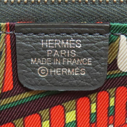 Hermes Azap Silk in Long Silver Wallet Epsom