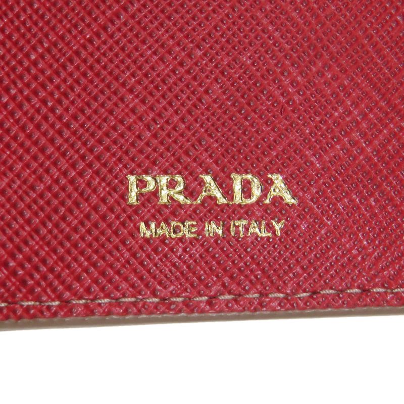 Prada Compact Wallet Bifold Saffiano