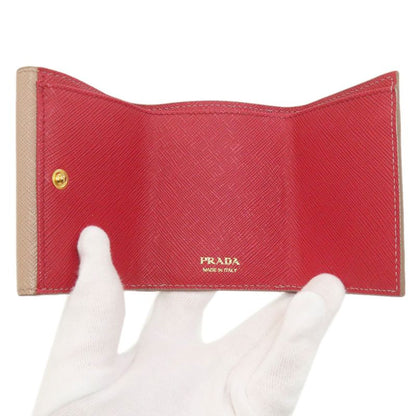 Prada Compact Wallet Bifold Saffiano