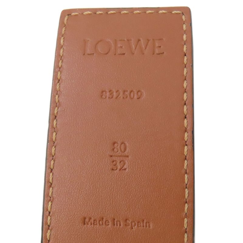 Loewe Anagram Belt Leather