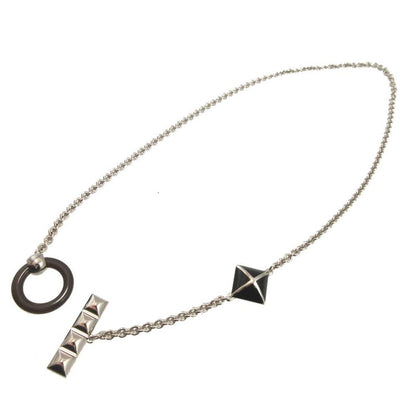 Hermes Medallion XO Collier de Chien Buffalo Horn Metal