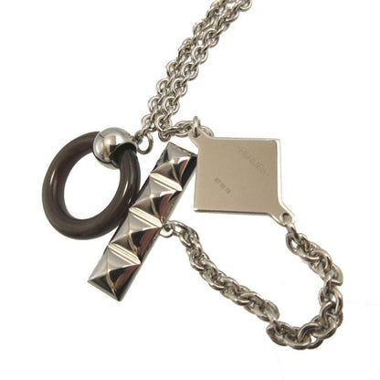 Hermes Medallion XO Collier de Chien Buffalo Horn Metal