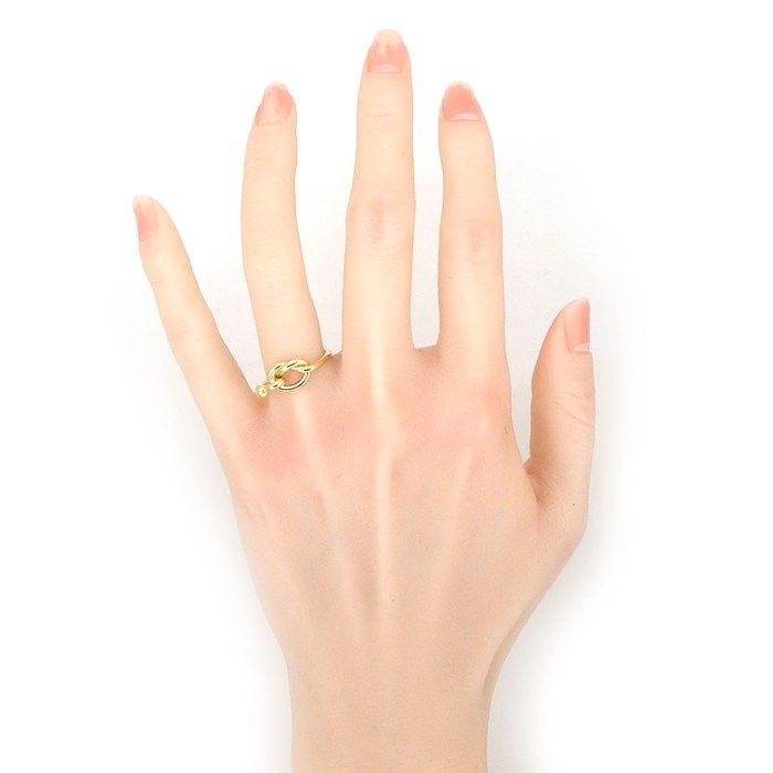 Tiffany & Co. Ring Hook Eye 18K Yellow Gold