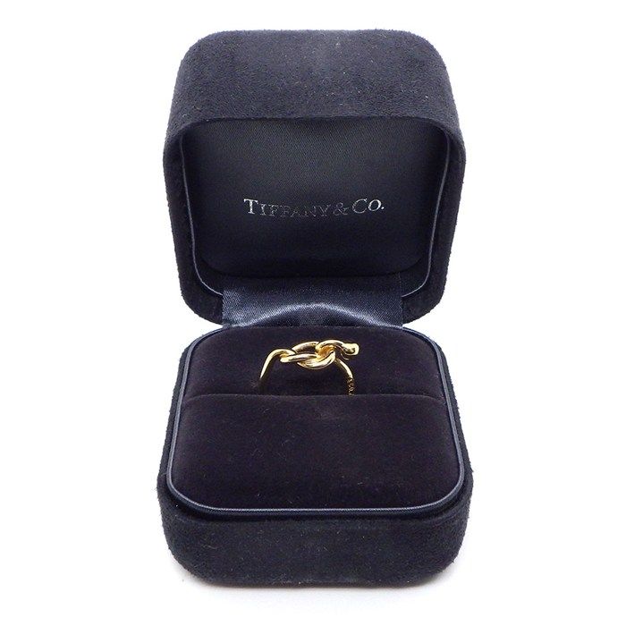 Tiffany & Co. Ring Hook Eye 18K Yellow Gold
