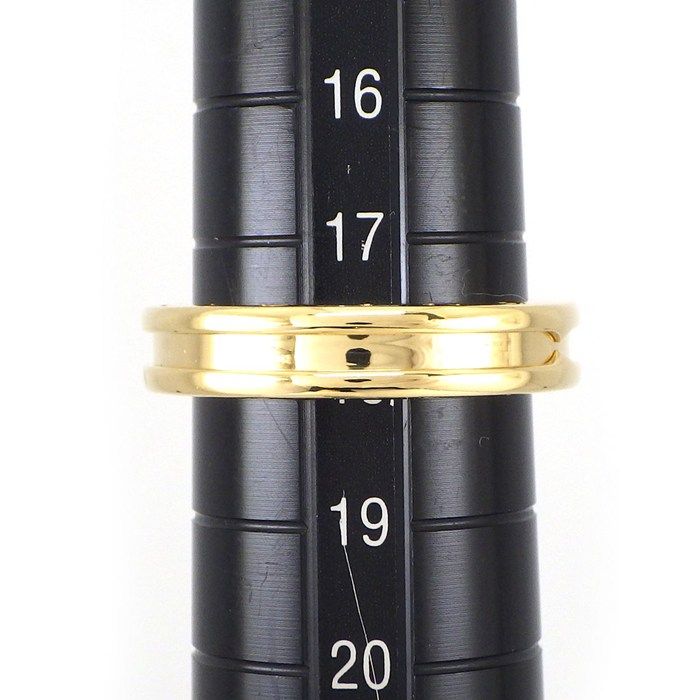 Bvlgari Ring B-zero One XS Band Logo 18K Yellow Gold