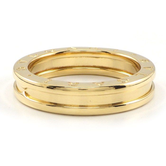 Bvlgari Ring B-zero One XS Band Logo 18K Yellow Gold