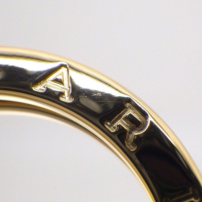 Bvlgari Ring B-zero One XS Band Logo 18K Yellow Gold