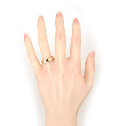 Bvlgari Ring B-zero One XS Band Logo 18K Pink Gold 51