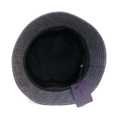 Prada Bucket Hat Denim Hat Navy L