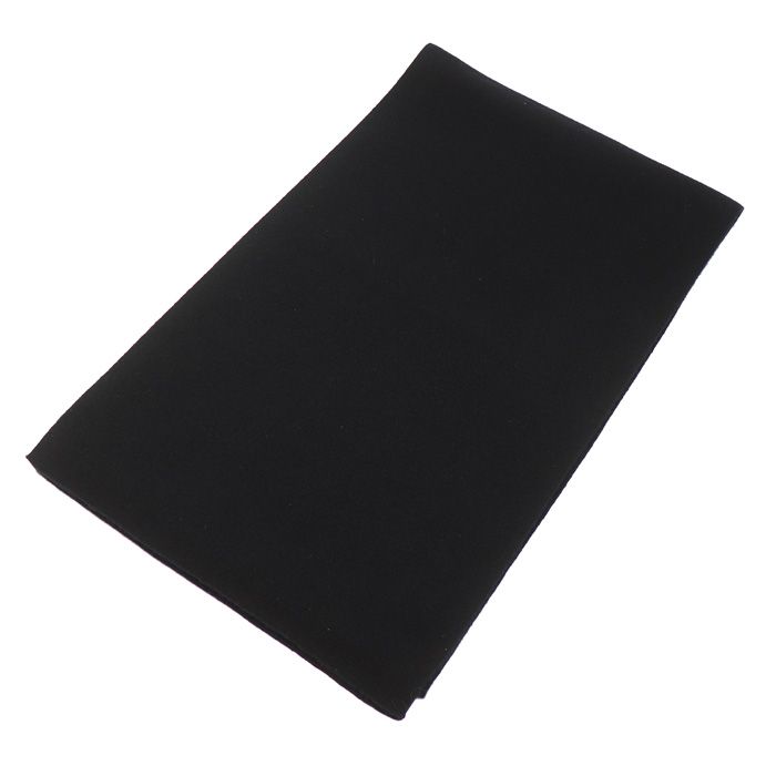 Chanel CC Logo Shawl Muffler Black Scarf