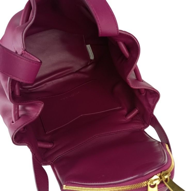 Bottega Veneta Shoulder Bag Beak Purple Leather 2-Way Gold
