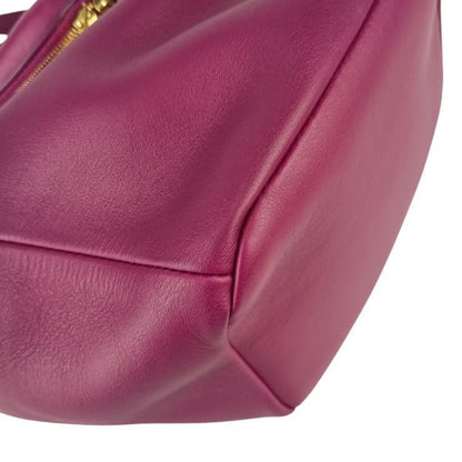 Bottega Veneta Shoulder Bag Beak Purple Leather 2-Way Gold