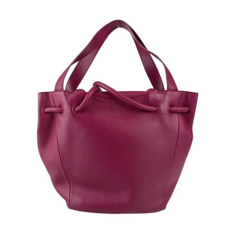 Bottega Veneta Shoulder Bag Beak Purple Leather 2-Way Gold