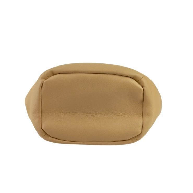 Bottega Veneta Shoulder Bag Beak Beige Leather 2-Way Gold