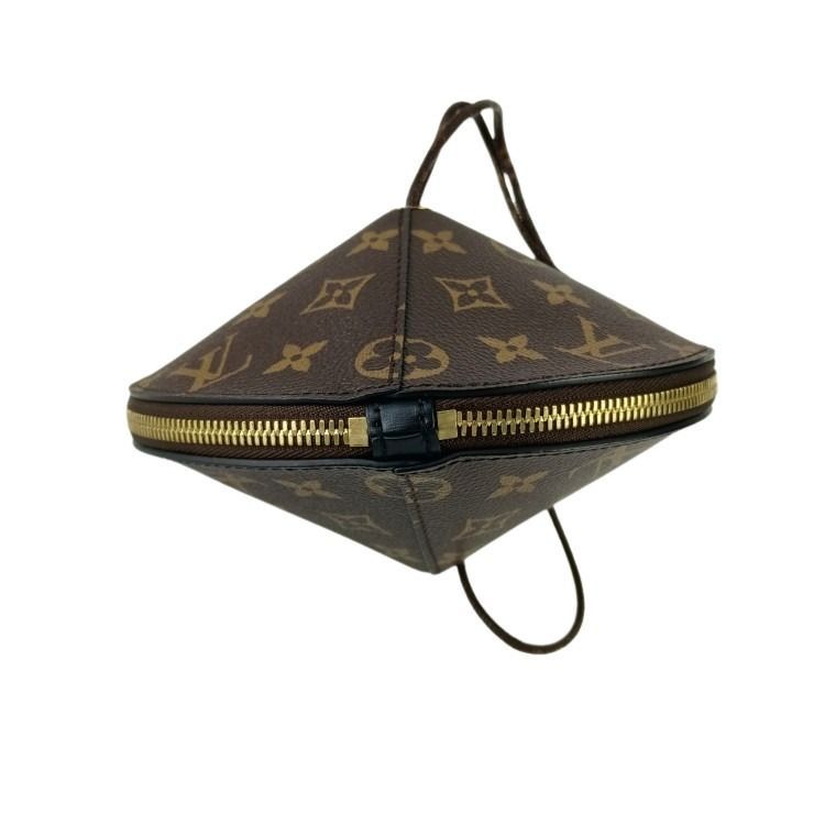 Louis Vuitton Shoulder Bag Tupi Brown Monogram Gold