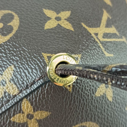 Louis Vuitton Shoulder Bag Tupi Brown Monogram Gold