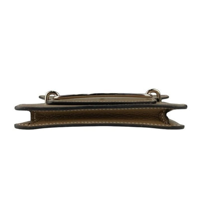 Hermes Coin Case Roulis Slim Etoupe Chevrumizol Silver