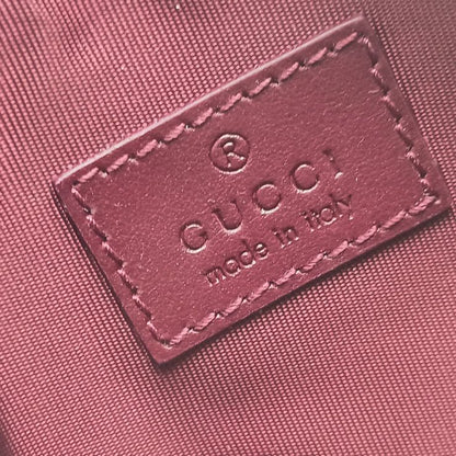 Gucci Coin Case GG Supreme Cat Shape Bold Beige Leather Gold