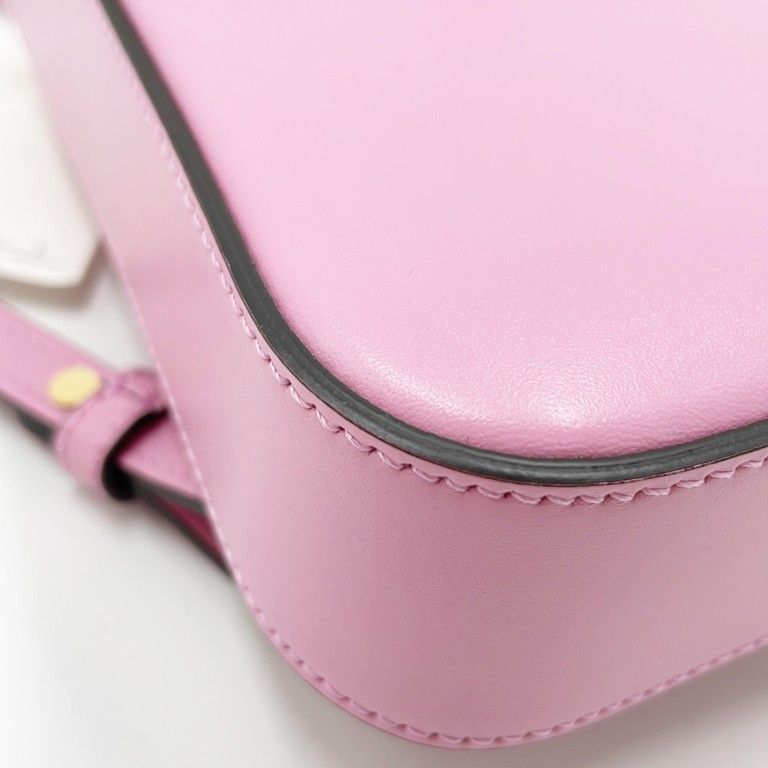 Gucci Handbag Bamboo Line Pink Calf 3Way