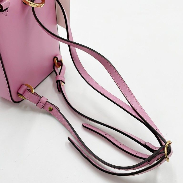 Gucci Handbag Bamboo Line Pink Calf 3Way
