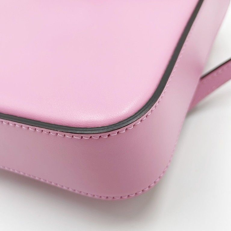 Gucci Handbag Bamboo Line Pink Calf 3Way