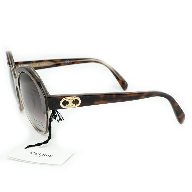Celine Sunglasses Clear Brown Gold Eyewear