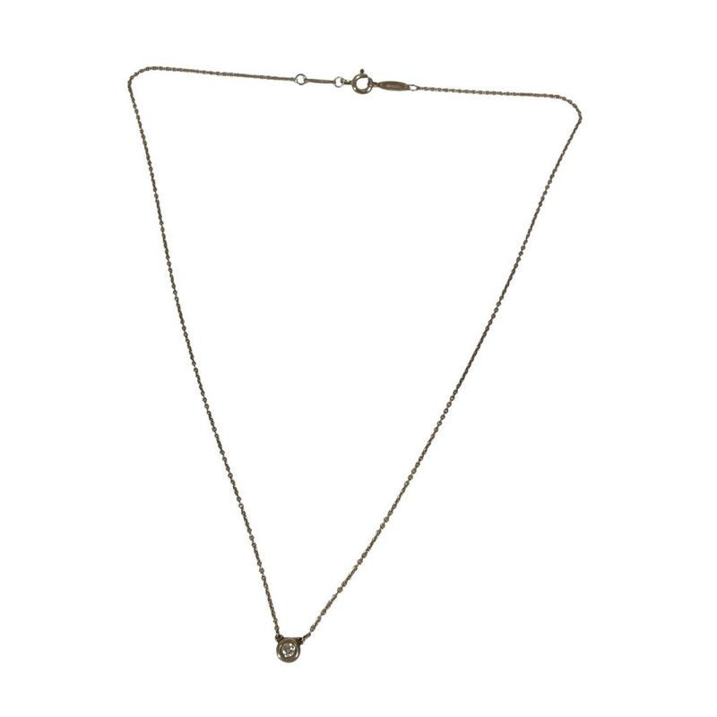 Tiffany & Co. Necklace by the Yard Diamond Silver