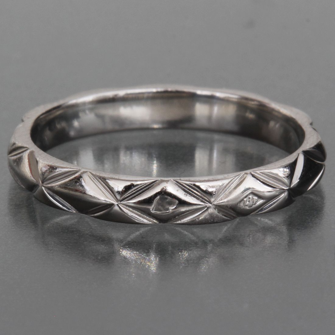 Chanel Quilted Diamond Ring