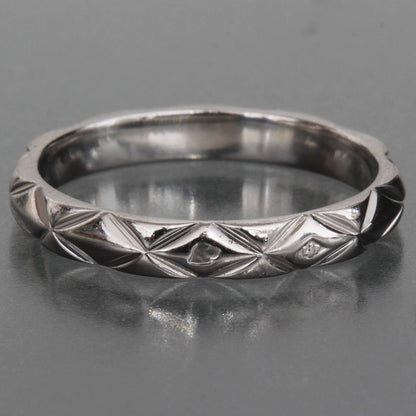 Chanel Quilted Diamond Ring